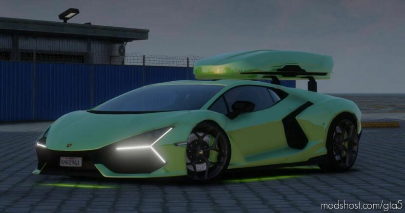 GTA 5 Lamborghini Vehicle Mod: 2023 Lamborghini Revuelto Fivem | Extras | Replace V1.2 (Featured)