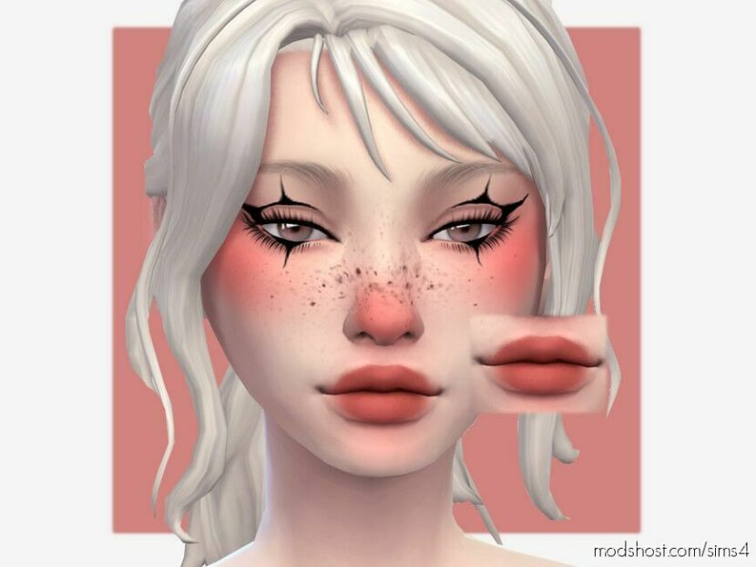 Sims 4 Female Makeup Mod: Vulpecula Lipstick (Featured)