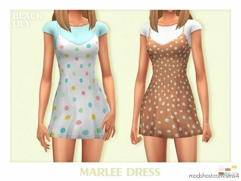 Sims 4 Everyday Clothes Mod: Marlee Dress (Featured)