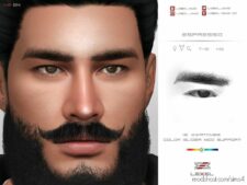 Sims 4 Male Hair Mod: Espresso (Eyebrows) (Featured)