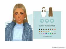 Sims 4 Female Mod: Jules Hairstyle (Featured)