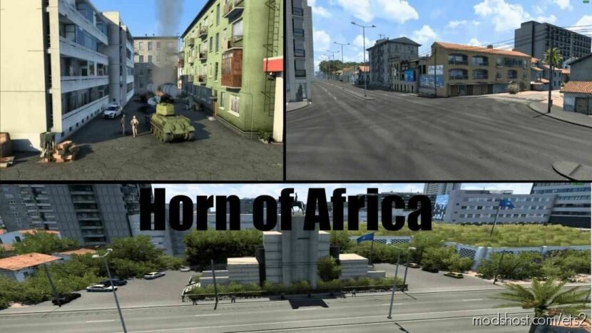 ETS2 ProMods Map Mod: Horn Of Africa Promods ME Addon V0.3.1 1.47 (Featured)