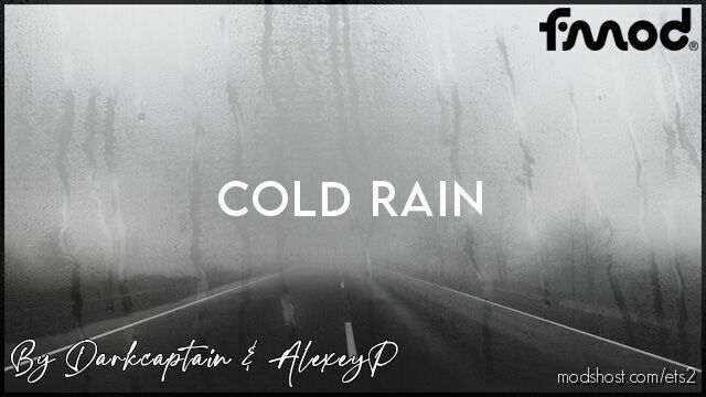 ETS2 Rain Weather Mod: Cold Rain V0.35 1.47 (Featured)