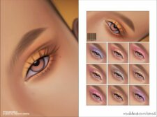 Sims 4 Eyeshadow Makeup Mod: Nude Matte Eyeshadow | N216 (Featured)