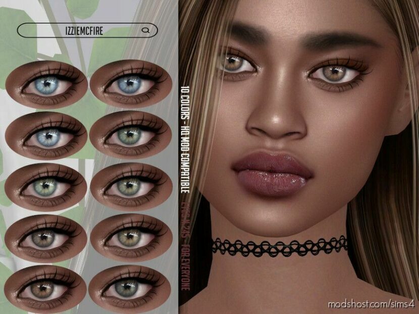 Sims 4 Mod: IMF Eyes N245 (Featured)