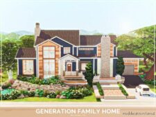 Sims 4 House Mod: Generations Family Home NO CC (Featured)