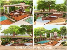 Sims 4 House Mod: Generations Family Home NO CC (Image #3)