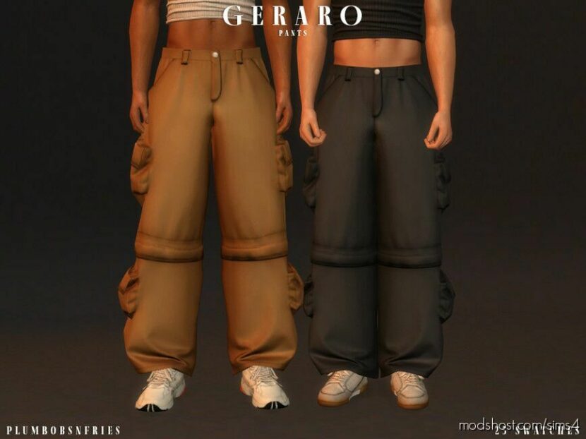 Sims 4 Adult Clothes Mod: Geraro Pants (Featured)