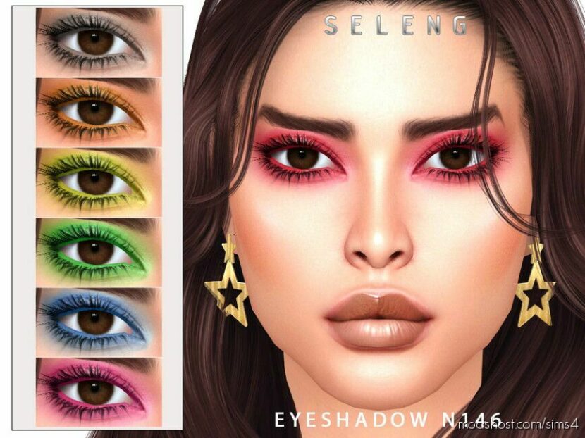 Sims 4 Female Makeup Mod: Eyeshadow N146 (Featured)