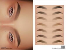 Sims 4 Female Hair Mod: Eyebrows | N82 (Featured)