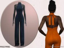 Sims 4 Female Clothes Mod: Medora Jumpsuit (Featured)