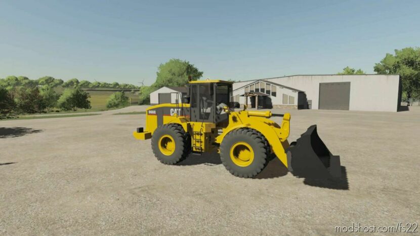 FS22 Caterpillar Forklift Mod: CAT 966G Wheeled Loader (Featured)