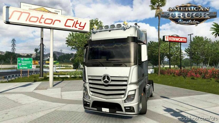 ATS Mercedes-Benz Truck Mod: Mercedes NEW Actros 2014 V1.1.0 1.47 (Featured)