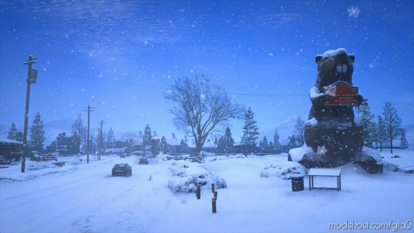 GTA 5 Map Mod: North Yankton Better Trees V1.2 (Featured)