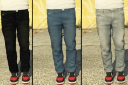 GTA 5 Player Mod: Slimmy Jeans MP Male (Image #3)