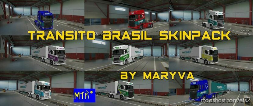 ETS2 Brazil Mod: Transito Brazil Skin Pack V2.0 (Featured)