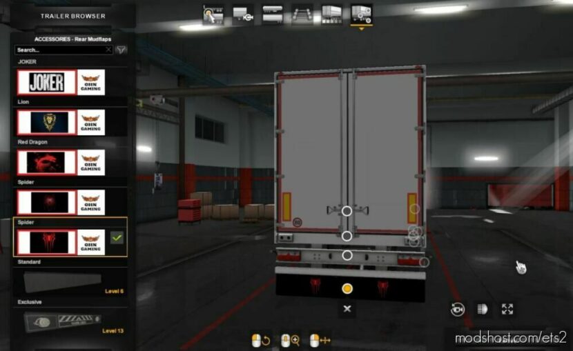 ETS2 Part Mod: Trailer Mudflaps 1.47 (Featured)