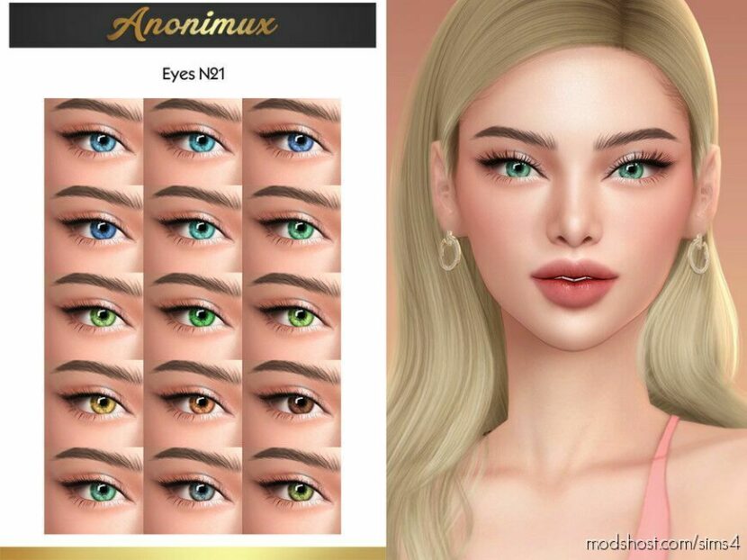 Sims 4 Mod: Eyes N21 (Featured)