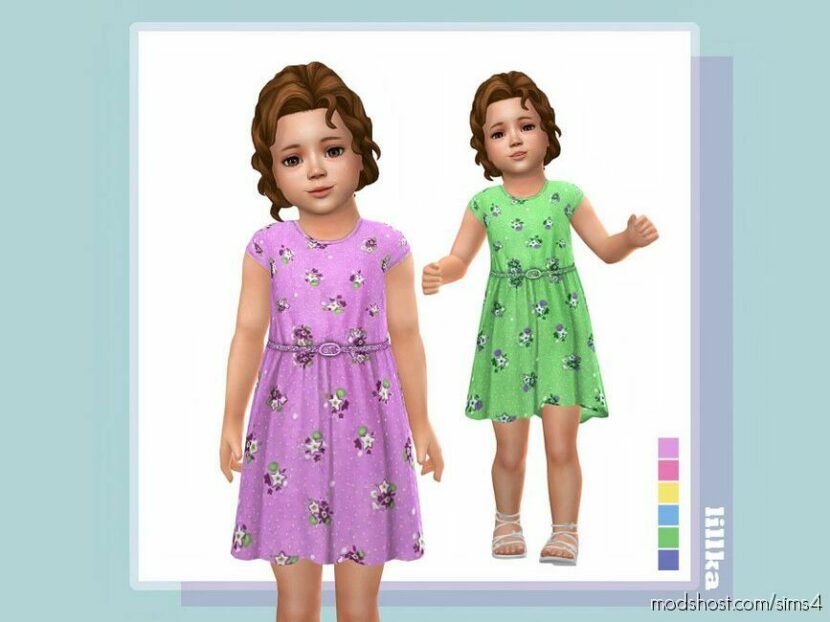 Sims 4 Female Clothes Mod: Malin Dress (Featured)