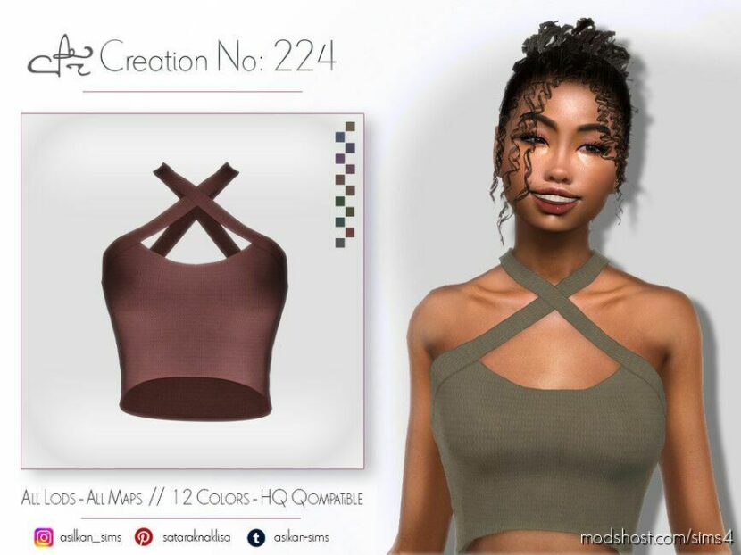 Sims 4 Teen Clothes Mod: Creation NO: 224 (Featured)