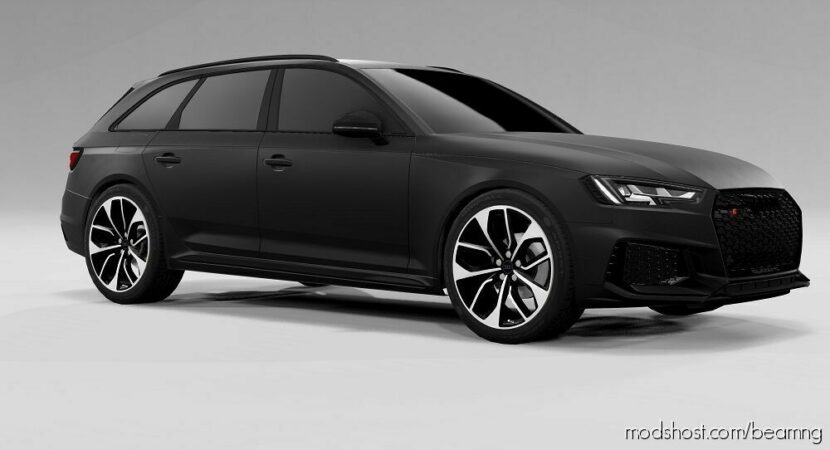 BeamNG Audi Car Mod: A4 Avant Tfsi Quattro B9 2016 0.28 (Featured)