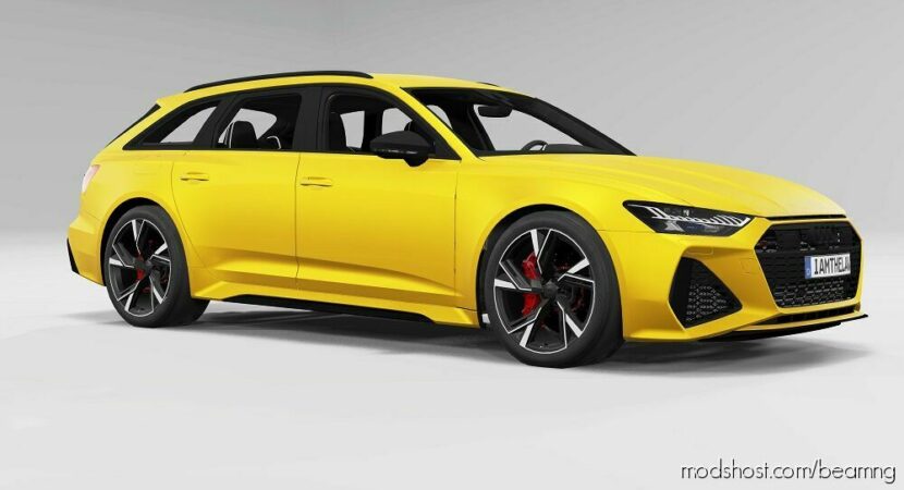 BeamNG Audi Car Mod: RS6 Avant (C8) 2020 0.28 (Featured)