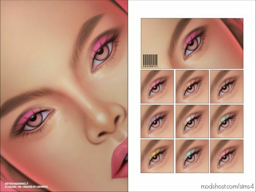 Sims 4 Eyeshadow Makeup Mod: N217 (Featured)