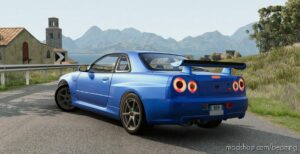 BeamNG Nissan Car Mod: Skyline R34 V2.2 0.28 (Image #2)