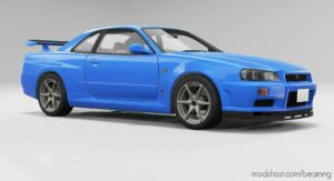 BeamNG Nissan Car Mod: Skyline R34 V2.2 0.28 (Image #3)