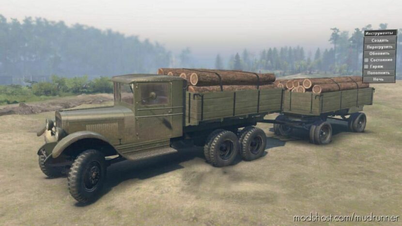 MudRunner Mod: ZIS-36 1940 Truck (Featured)