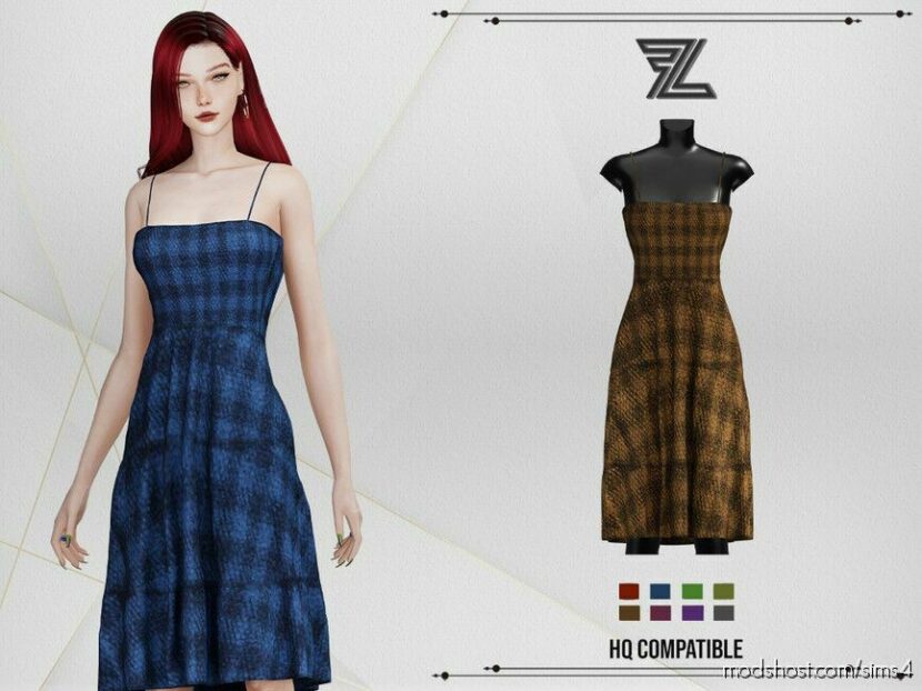 Sims 4 Teen Clothes Mod: Tina Dress (Featured)