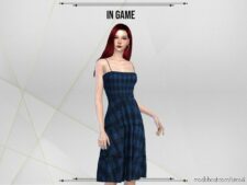 Sims 4 Teen Clothes Mod: Tina Dress (Image #2)