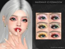 Sims 4 Female Makeup Mod: Marimari Eyeshadow (Featured)