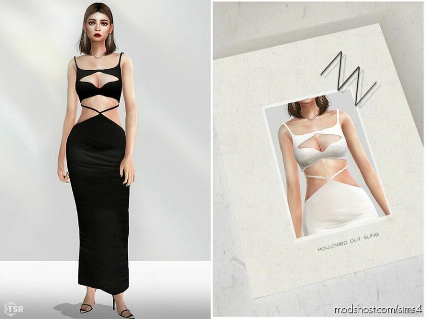 Sims 4 Teen Clothes Mod: Hollowed OUT Sling (Featured)