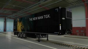 ETS2 MAN Skin Mod: “THE NEW MAN TGX” Painting For Trailers (Image #2)