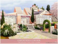 Sims 4 House Mod: Gardeners Corner NO CC (Featured)