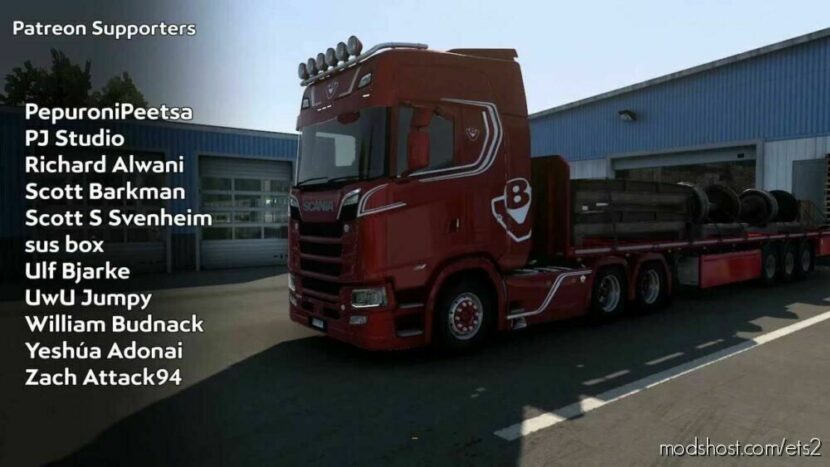 ETS2 Scania Mod: V8 Philip Judge Open Pipe Sound V3.0 1.47 (Featured)