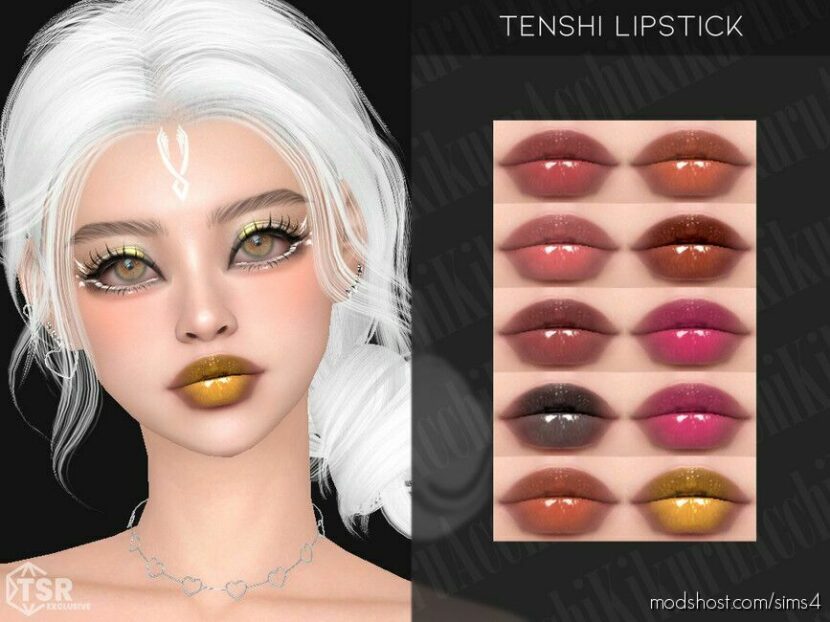 Sims 4 Male Makeup Mod: Tenshi Lipstick (Featured)