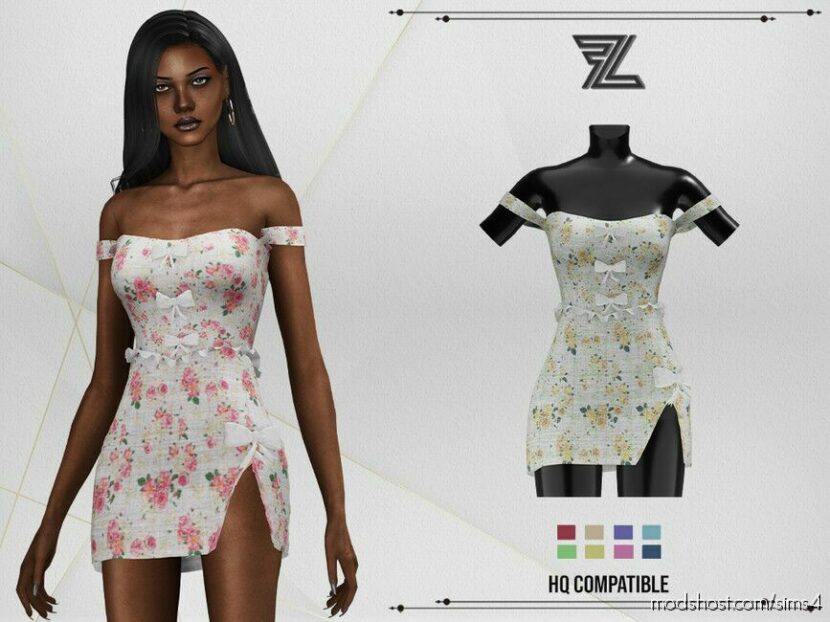 Sims 4 Adult Clothes Mod: Ninah Dress (Featured)