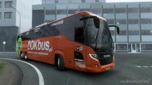 ETS2 Scania Bus Mod: Touring 1.47 (Featured)