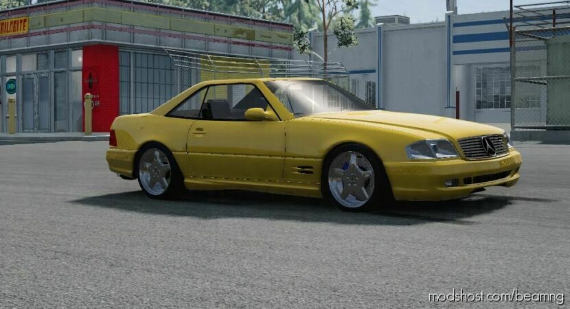 BeamNG Mercedes-Benz Car Mod: Mercedes SL500 V1.2 0.28 (Featured)