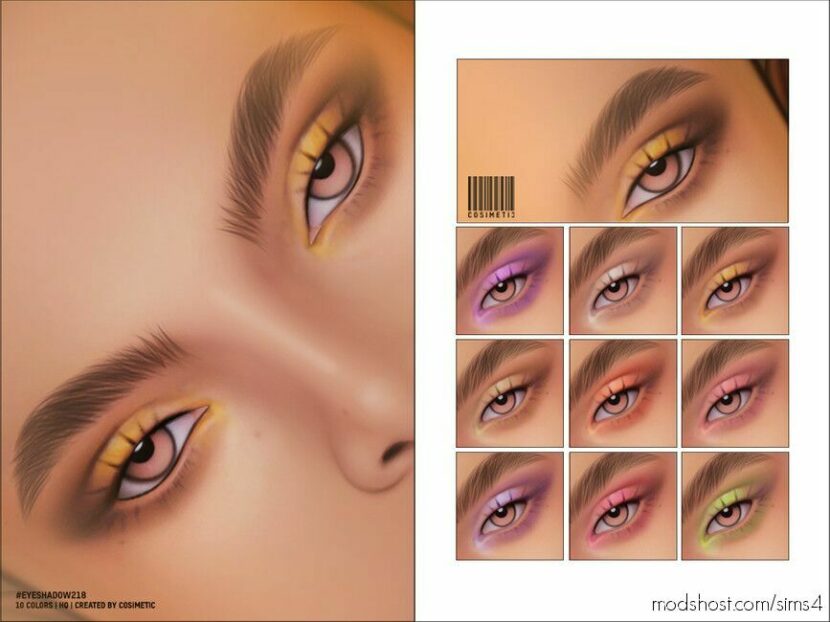 Sims 4 Eyeshadow Makeup Mod: | N218 (Featured)