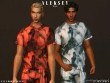 Sims 4 Male Clothes Mod: Aleksey TOP (Featured)