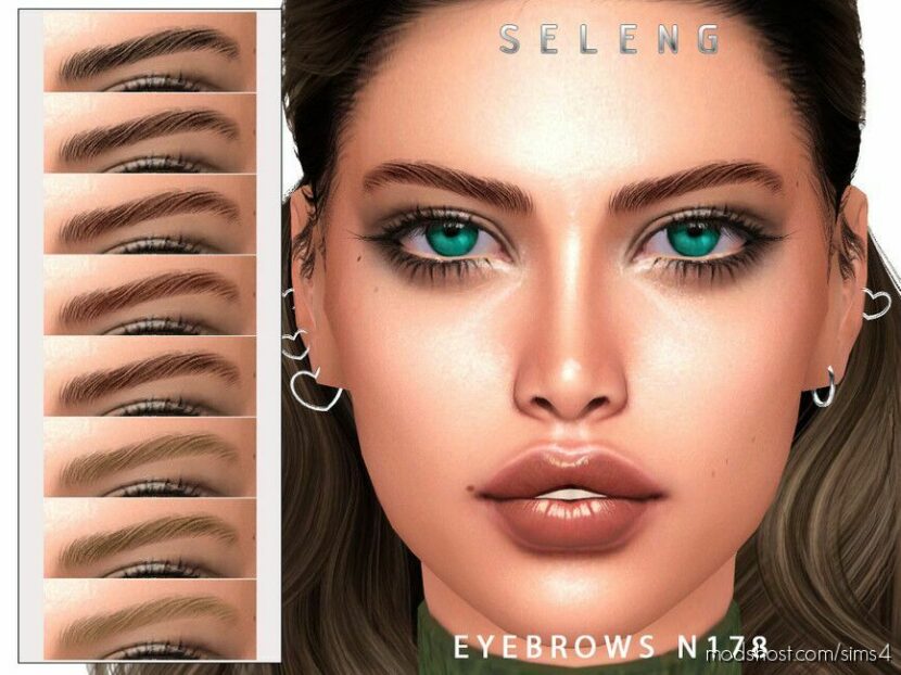 Sims 4 Female Hair Mod: Eyebrows N178 (Featured)