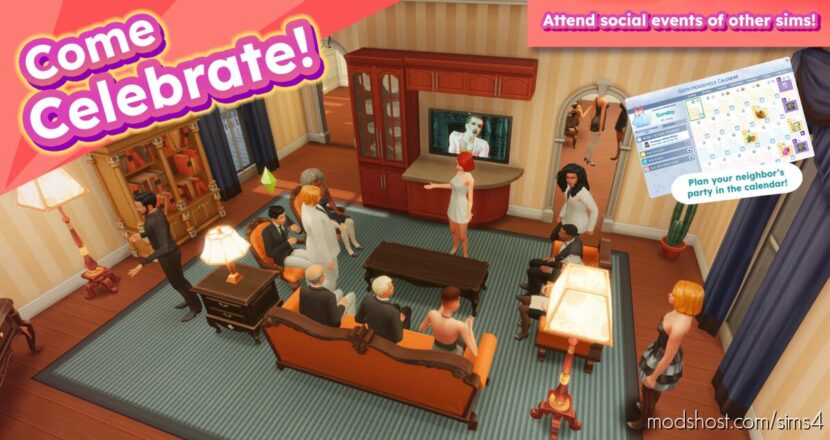 Sims 4 Mod: Come Celebrate! (Featured)