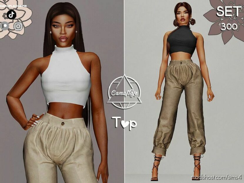 Sims 4 Elder Clothes Mod: SET 300 – TOP (Featured)