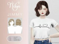 Sims 4 Female Mod: Jimmy Hair – NEW Mesh (Featured)