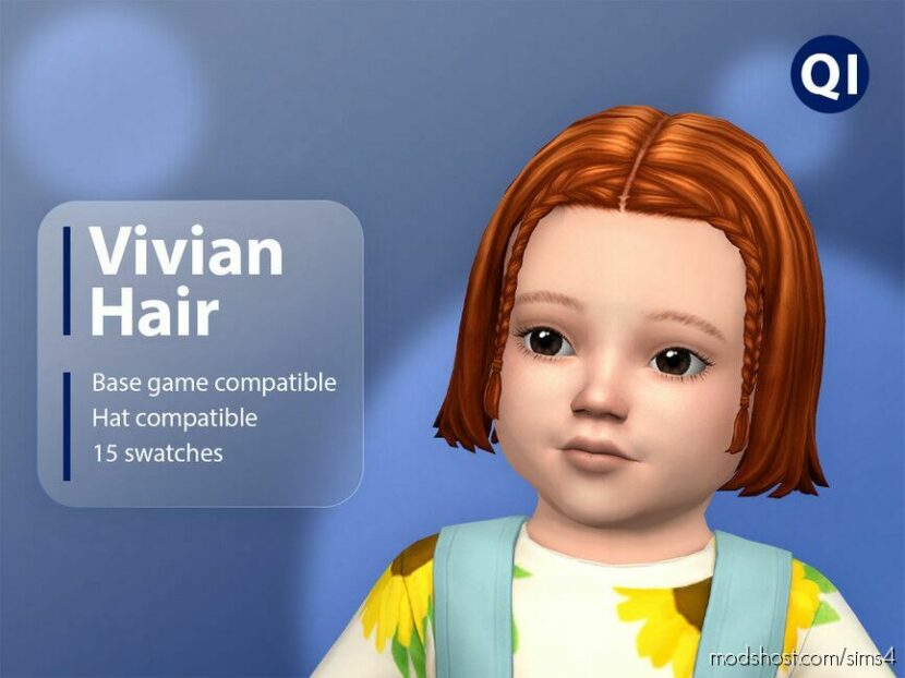 Sims 4 Female Mod: Vivian Hair (Featured)