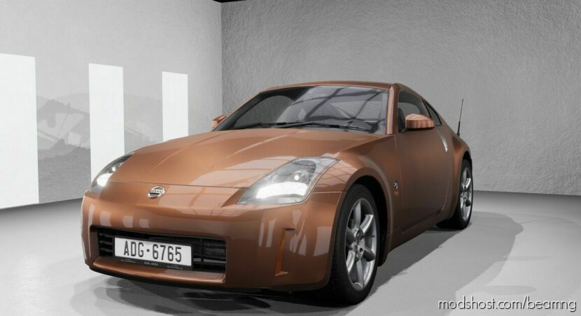 BeamNG Nissan Car Mod: 350Z 0.28 (Featured)