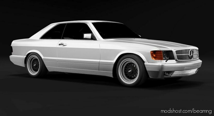 BeamNG Mercedes-Benz Car Mod: W126 560SEC V1.1 0.28 (Featured)